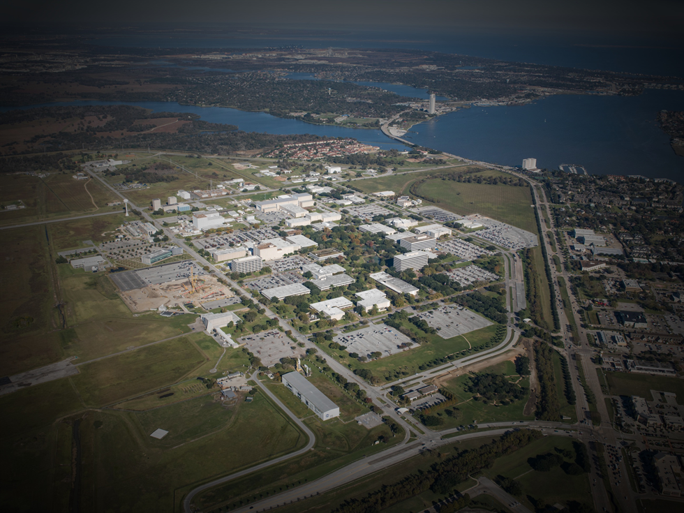 Aerial shot of Johnson Space Center