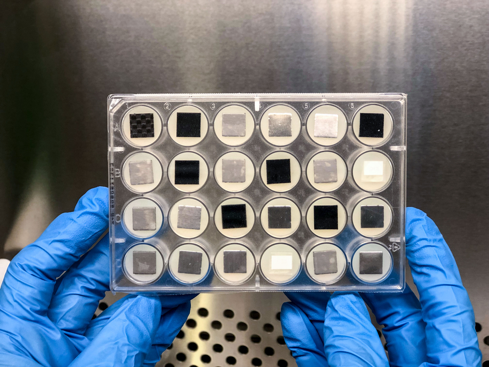 A preflight view of a Commercial-off-the-shelf (COTS) 24-Well plate in fungal configuration. 