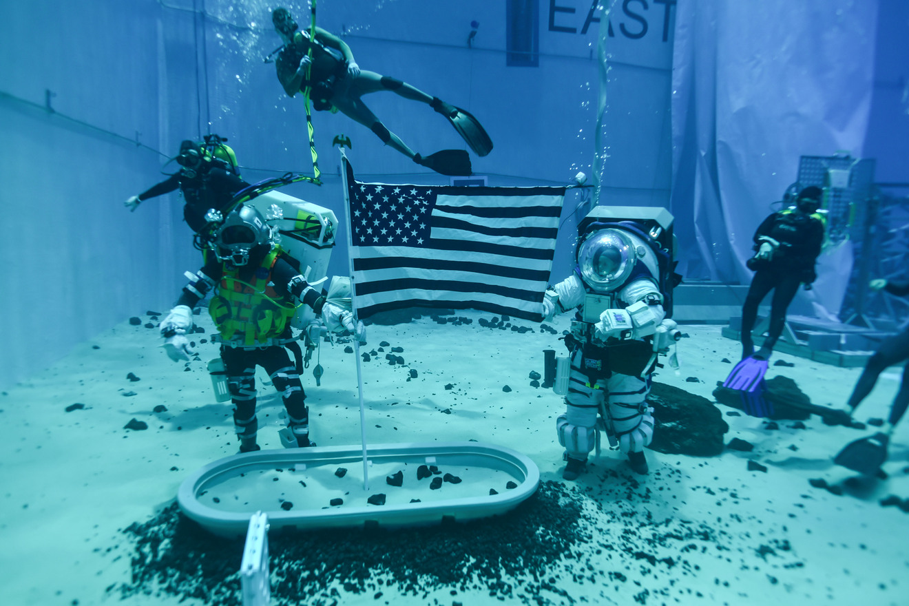 This marks a new and exciting challenge for the NASA team to develop an entirely new EVA training flow after spending the past two decades preparing astronauts for EVAs to accomplish the monumental task of construction and maintenance of the International Space Station over the past 20 years.