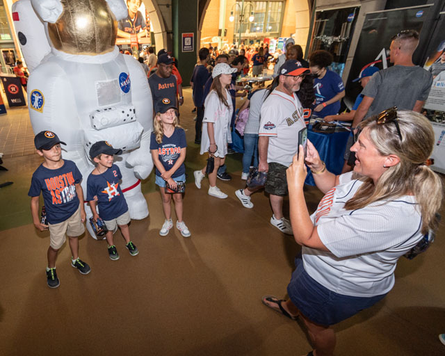Orion Featured During Last NASA Night with the Astros for 2022