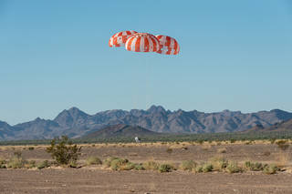 Orion parachute  test