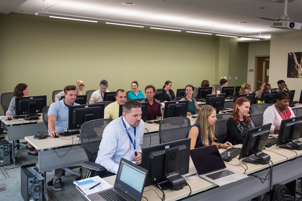 The Astronaut Application Review team, comprised of members from NASA’s Human Resources Office, reviews submissions during the astronaut selection process.