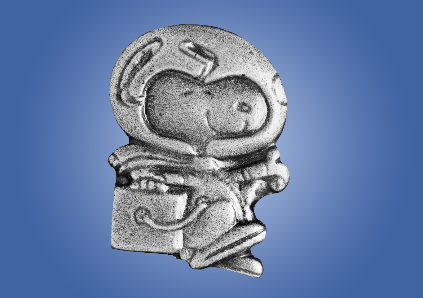 Silver Snoopy pin