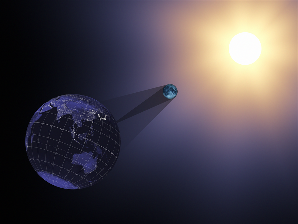 Visualization of Aug. 21 total solar eclipse