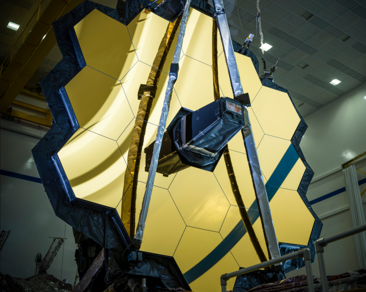 The James Webb Space Telescope, the premier space science observatory of the next decade, is targeted for launch Dec. 24 from Europe's Spaceport in French Guiana, on the northeastern coast of South America. Credits: NASA/Chris Gunn