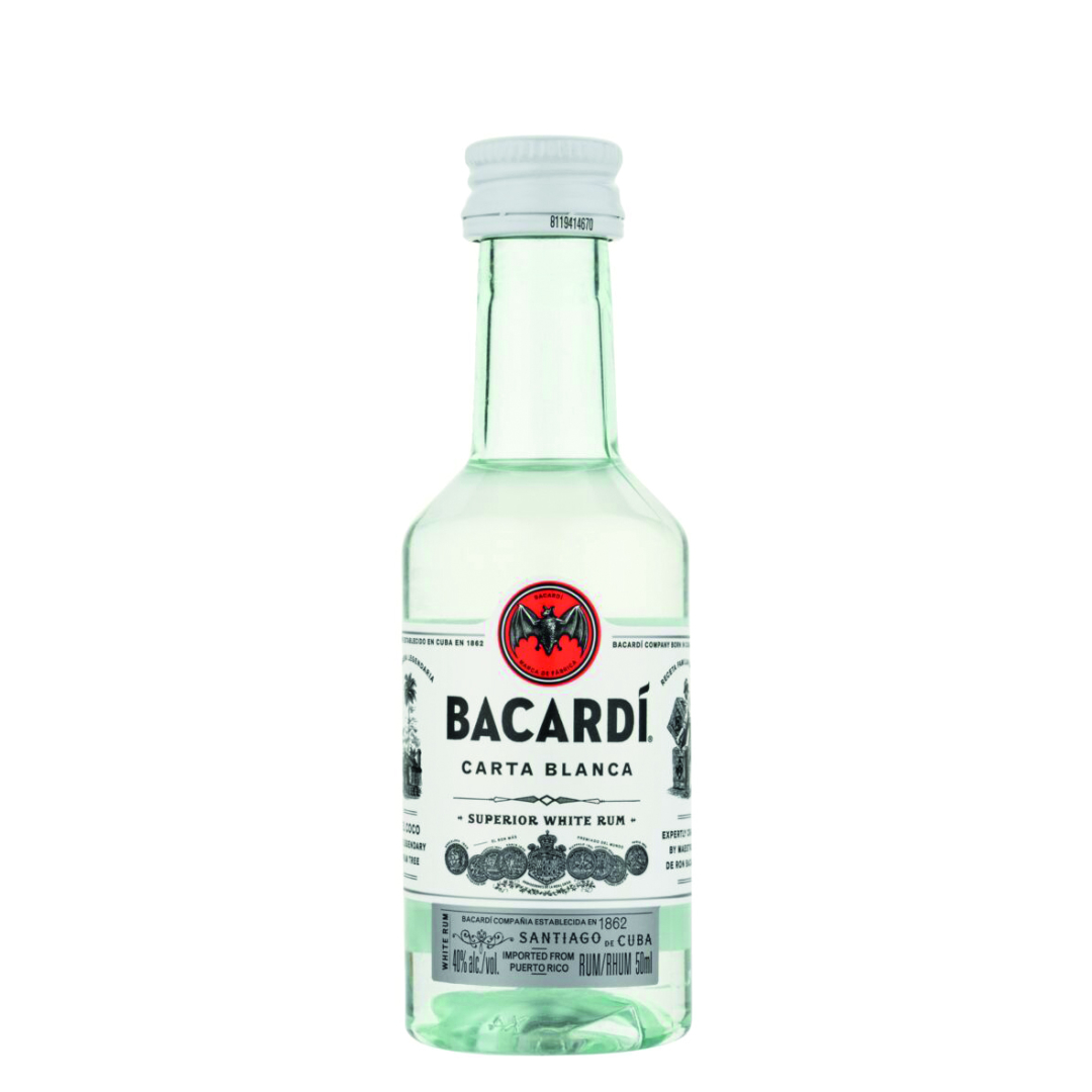 RON BACARDI CARTA BLANCA 40° 60X5CL