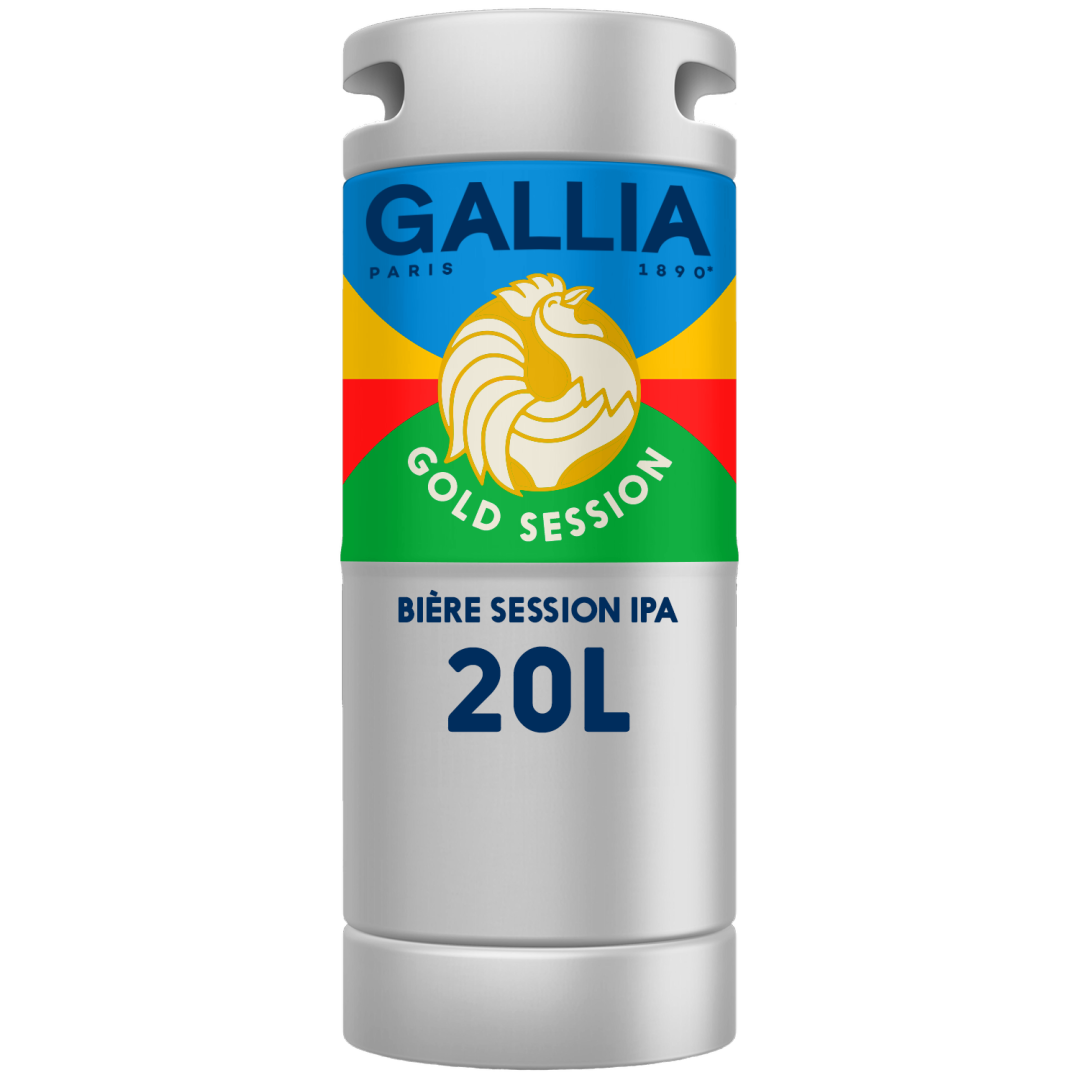 GALLIA GOLD SESSION IPA 4°3 TC FUT 20L