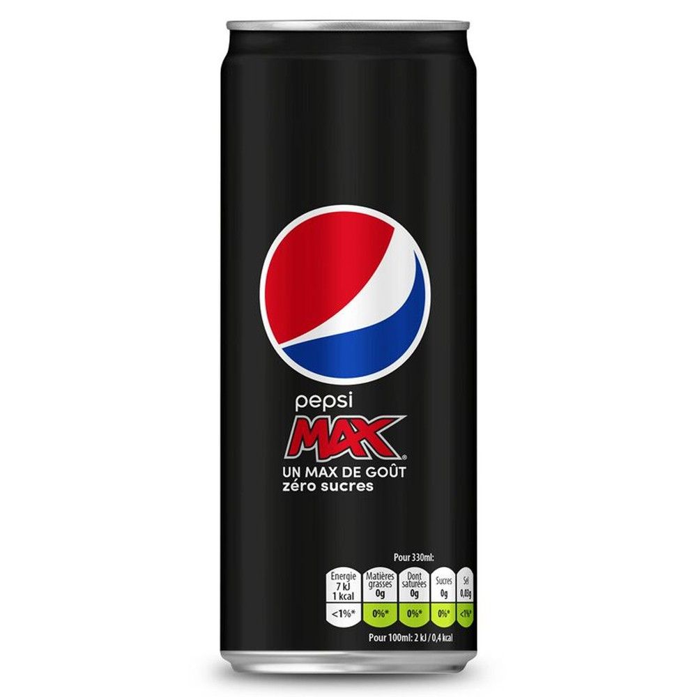 PEPSI MAX ZERO SLIM BTE 24X33CL