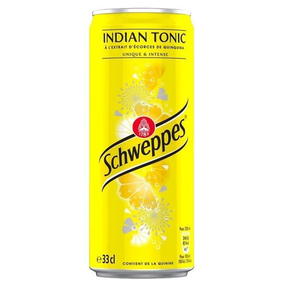 SCHWEPPES INDIAN TONIC SLIM BTE 24X33CL