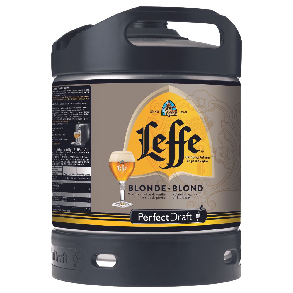 ABBAYE DE LEFFE BLONDE 6°6 FUT 6L