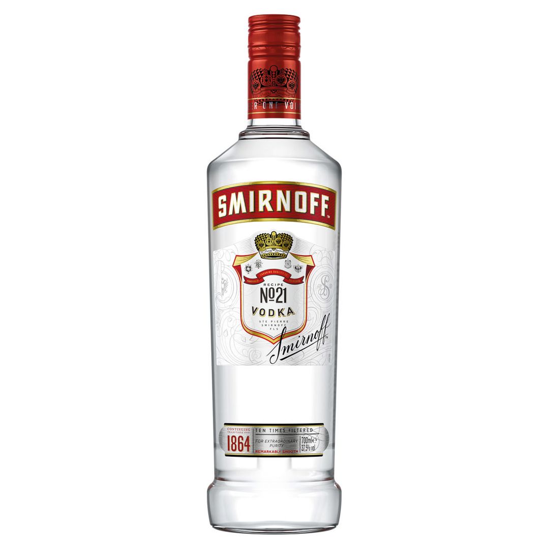 VODKA SMIRNOFF 21 ROUGE 37°5 70CL