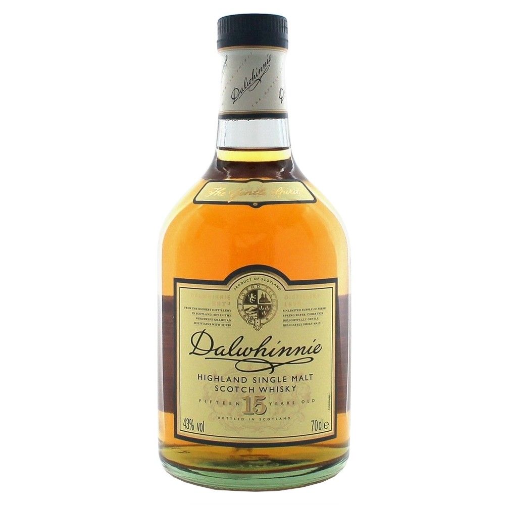 WHISKY DALWHINNIE 15 ANS MALT 43° 70CL