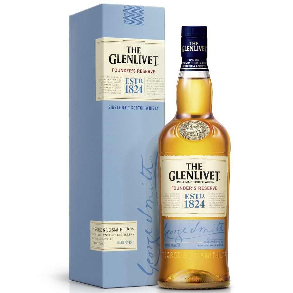 WHISKY GLENLIVET FOUNDERS RESER 40°70CL