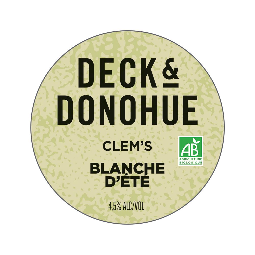 DECK&DONOHUE CLEM'S ETE 4°5 BIO TP F30L