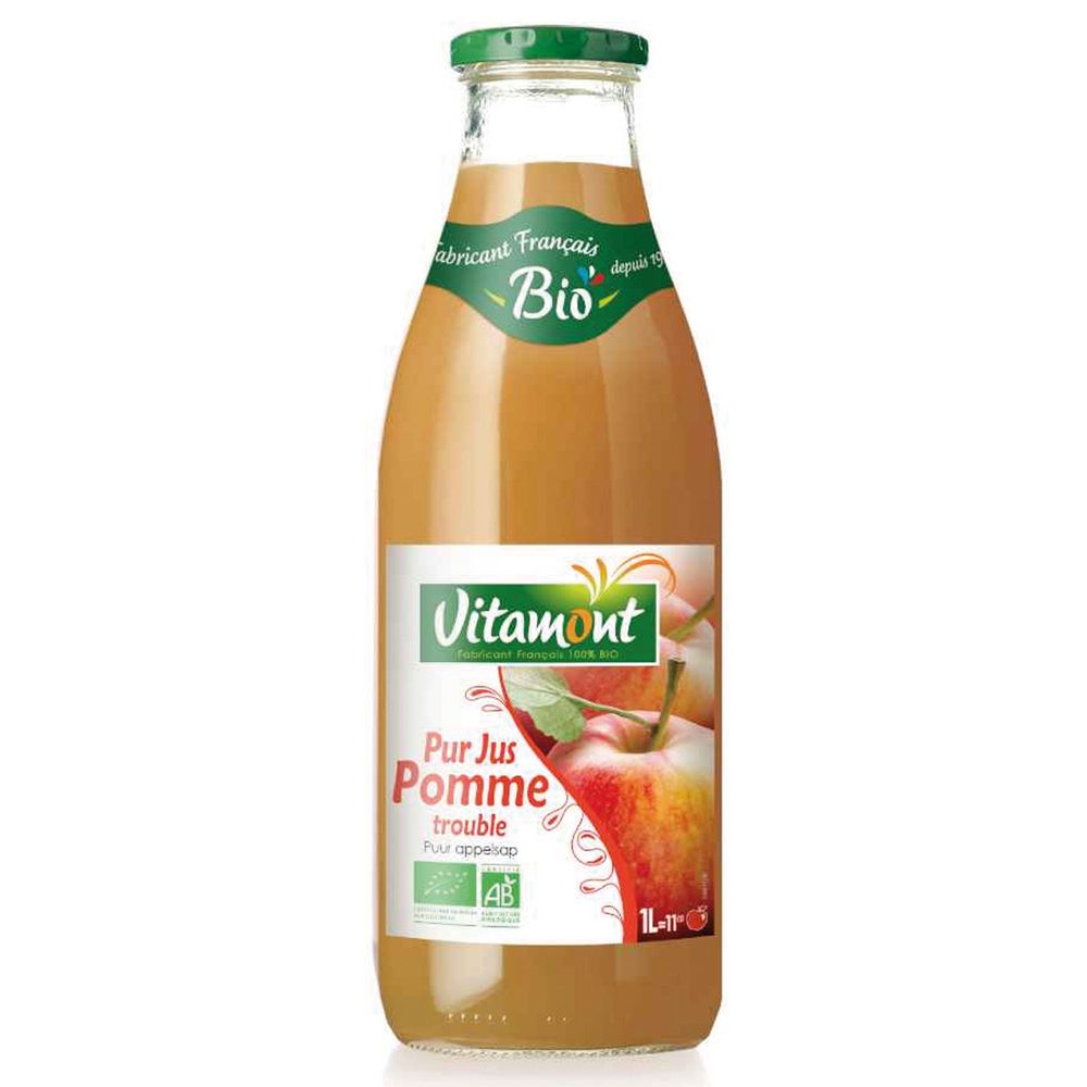 VITAMONT PUR JUS POMME BIO VP 6X100CL