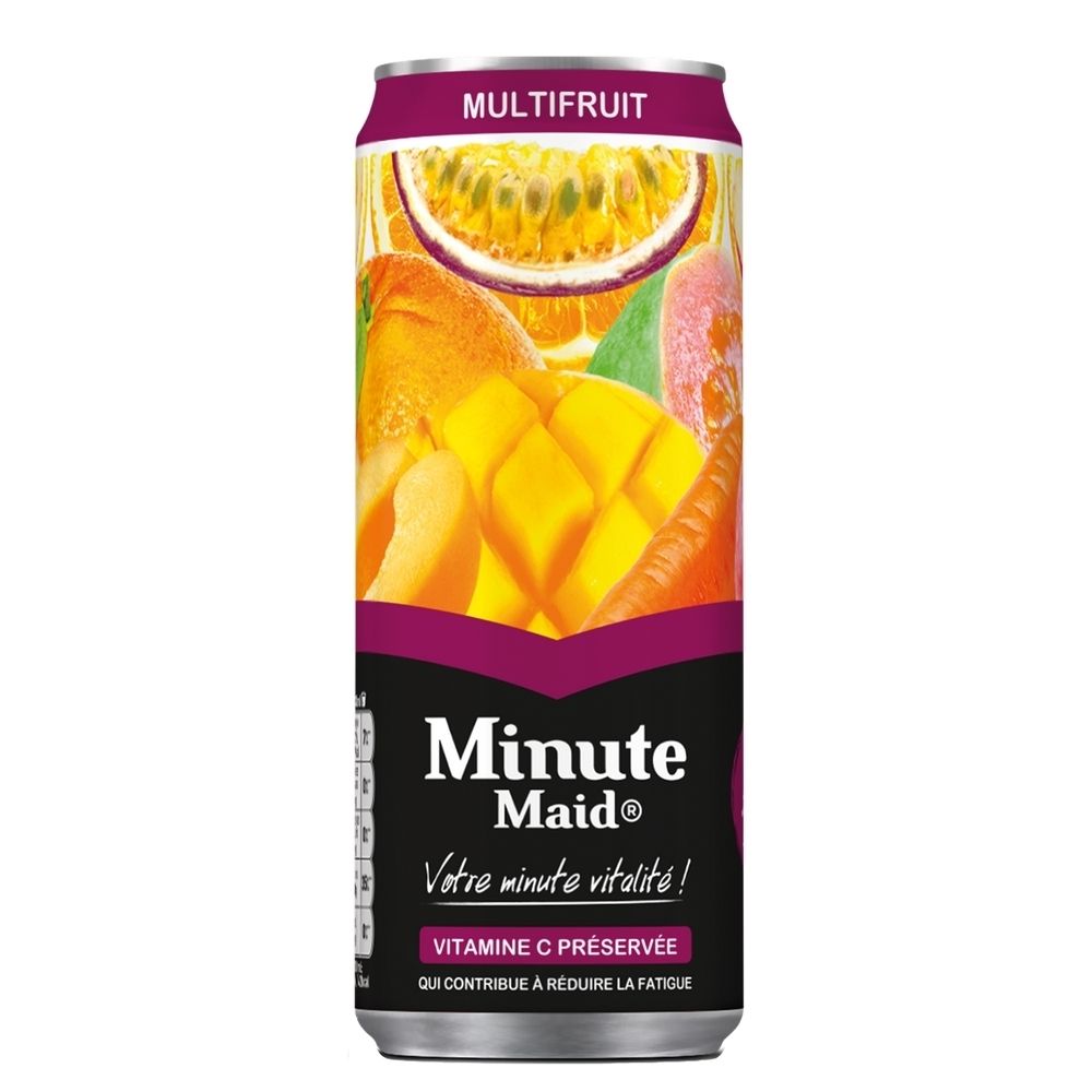 MINUTE MAID MULTIFRUITS SLIM BTE 24X33CL