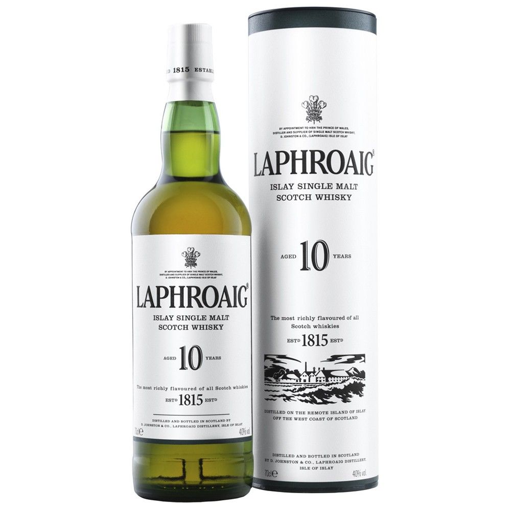 WHISKY LAPHROAIG SING MALT 10ANS 40°70CL