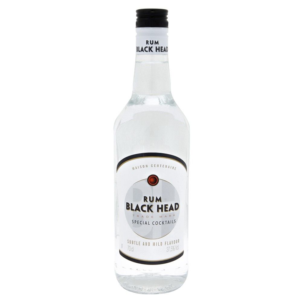 RHUM BLANC BLACK HEAD D.O.M. 40° 70CL