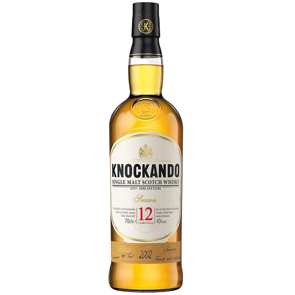 WHISKY KNOCKANDO SEASON MALT 12A 43°70CL