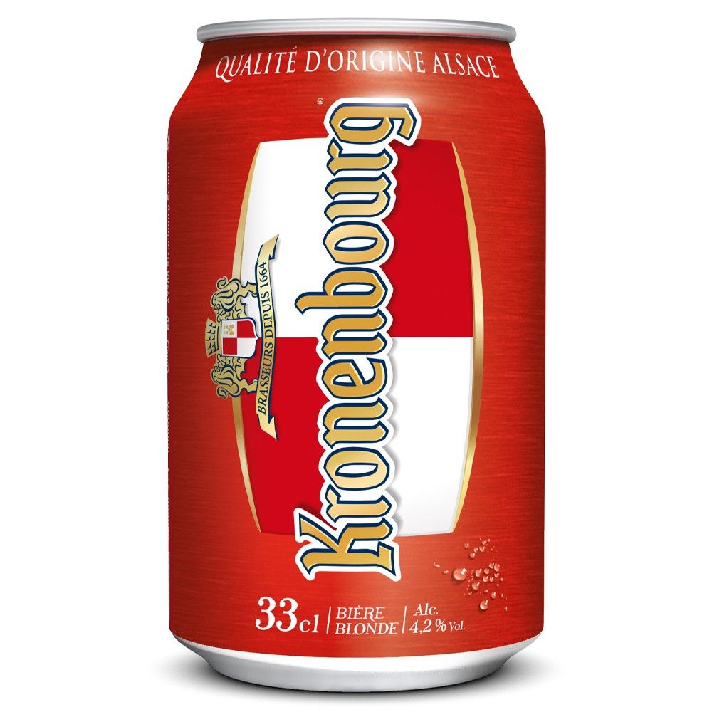 KRONENBOURG 4°2 BTE 24X33CL | BIERE BOUTEILLE