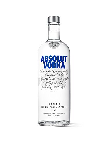 VODKA ABSOLUT BLUE (SUEDE) MAGN 40°175CL