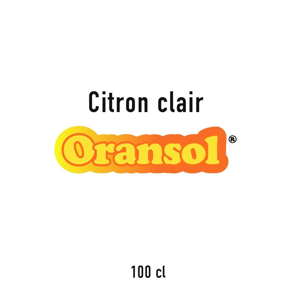 SIROP CITRON CLAIR ORANSOL 100CL