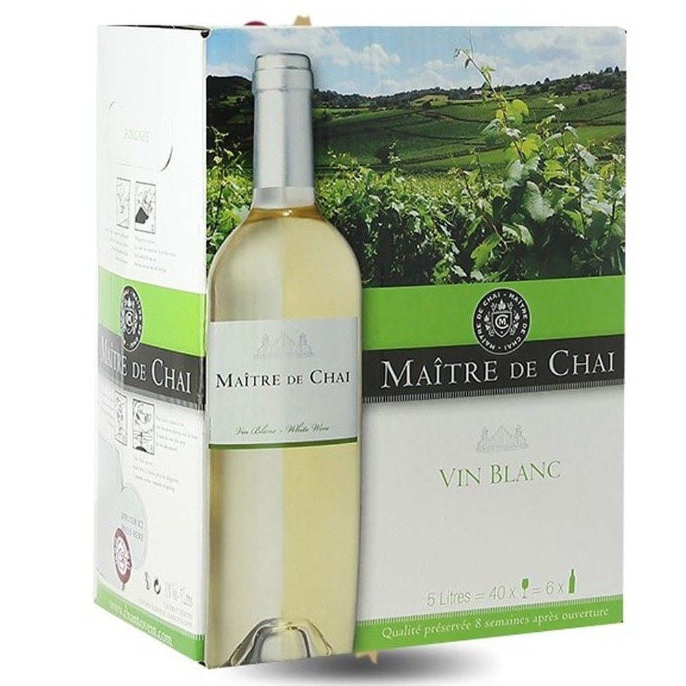 VIN BLANC 11° MAITRE DE CHAIS BIB 5L