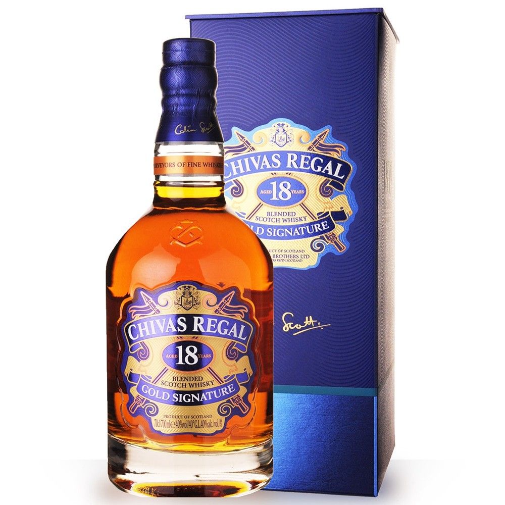 WHISKY CHIVAS 18A ETUI 40° 70CL