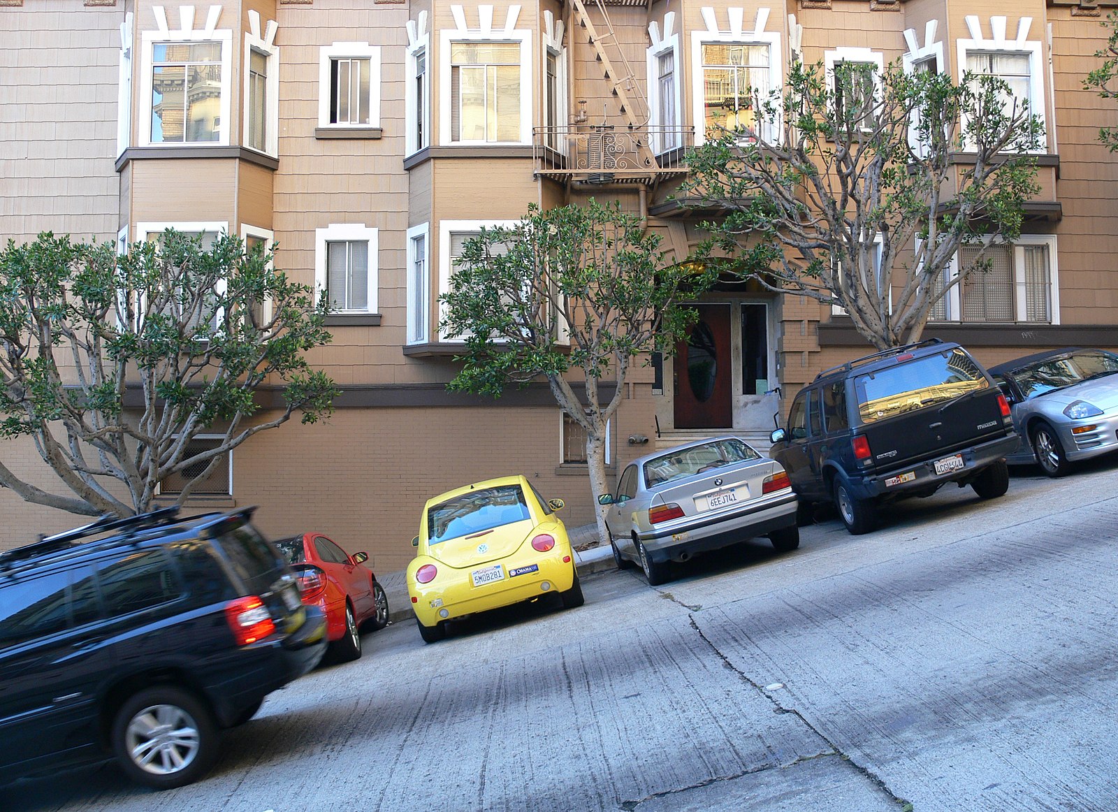 How to Park Your Car on a Hill