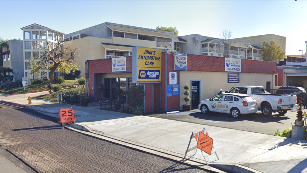 John's Automotive Care La Mesa exterior
