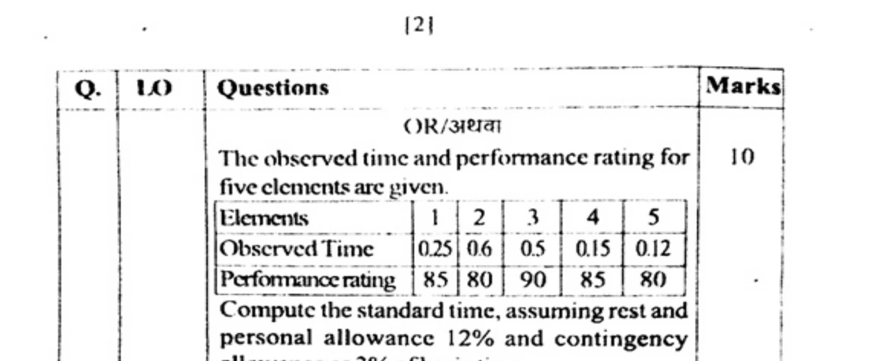 Diagram for Question