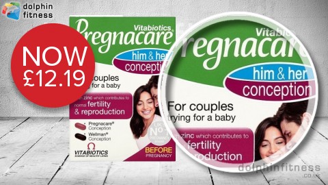 Vitabiotics Pregnacare His & Her Conception (30 + 30 Tablets) Now £12.19