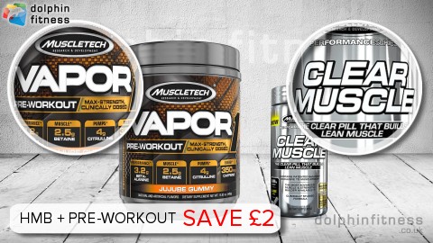 MuscleTech Clear Muscle (168 Capsules) + Vapor One