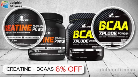 Olimp Creatine Monohydrate Powder (550g) + BCAA Xplode Powder (500g)