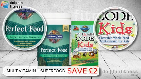 Garden of Life Vitamin Code Kids (60 Chewable Bears) + Perfect Food (300g)