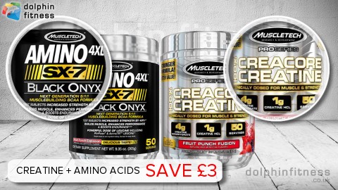 MuscleTech Pro Series 100% CreaCore Creatine + Amino 4XL SX-7 Black Onyx