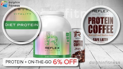 Reflex Protein Coffee (12 x 250 ml) + Diet Protein (2 kg)