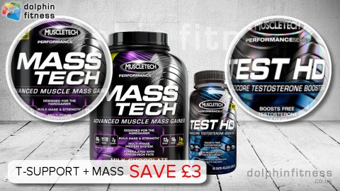 MuscleTech Test HD + Mass Tech (3.2 kg)
