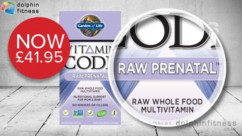 Garden of Life Vitamin Code RAW Prenatal (180 Vegetarian Capsules) Now £41.95