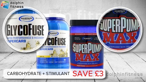 Gaspari GlycoFuse (60 Servings) + SuperPump Max (40 Servings)