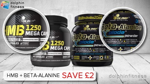 Olimp HMB Mega Caps 1250 + Beta-Alanine Xplode Powder (420g)