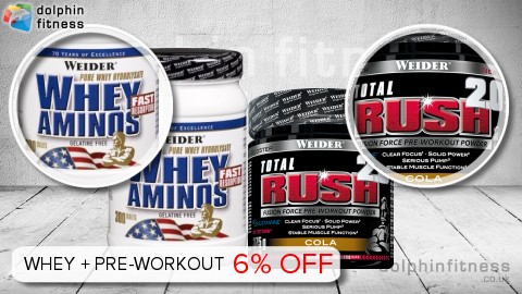 Weider Whey Aminos + Total Rush 2.0