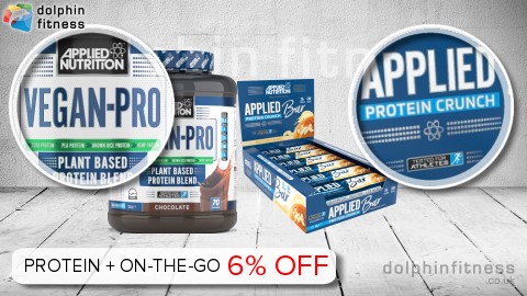Applied Nutrition Protein Crunch Bar (12 Bars) + Vegan-Pro (2.1 kg)