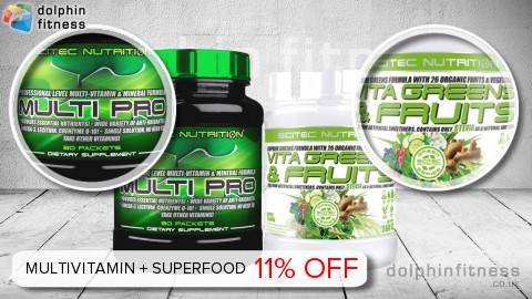 Scitec Multi Pro Plus + Vita Greens & Fruits with Stevia