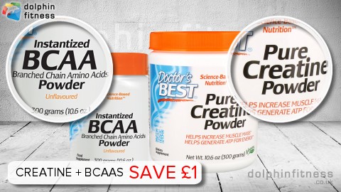Doctor's Best Pure Creatine Powder + BCAA Powder