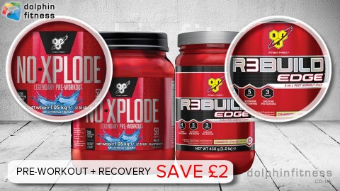 BSN NO-Xplode (50 Servings) + Rebuild Edge (450g) 08-Feb-2020 Expiry