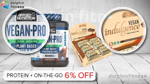 Applied Nutrition Vegan Indulgence Bar (12 Bars) + Vegan-Pro (2.1 kg)