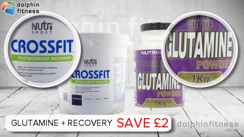 NutriSport Glutamine Powder (1000g) + CrossFit Post Workout (6 kg)