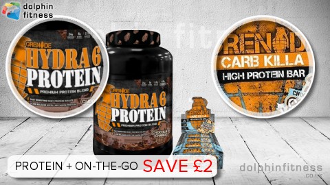 Grenade Hydra 6 (1816g) + Carb Killa Bars (12 Bars) Chocolate Chip Cookie Dough