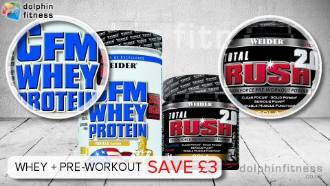 Weider CFM Whey Protein + Total Rush 2.0